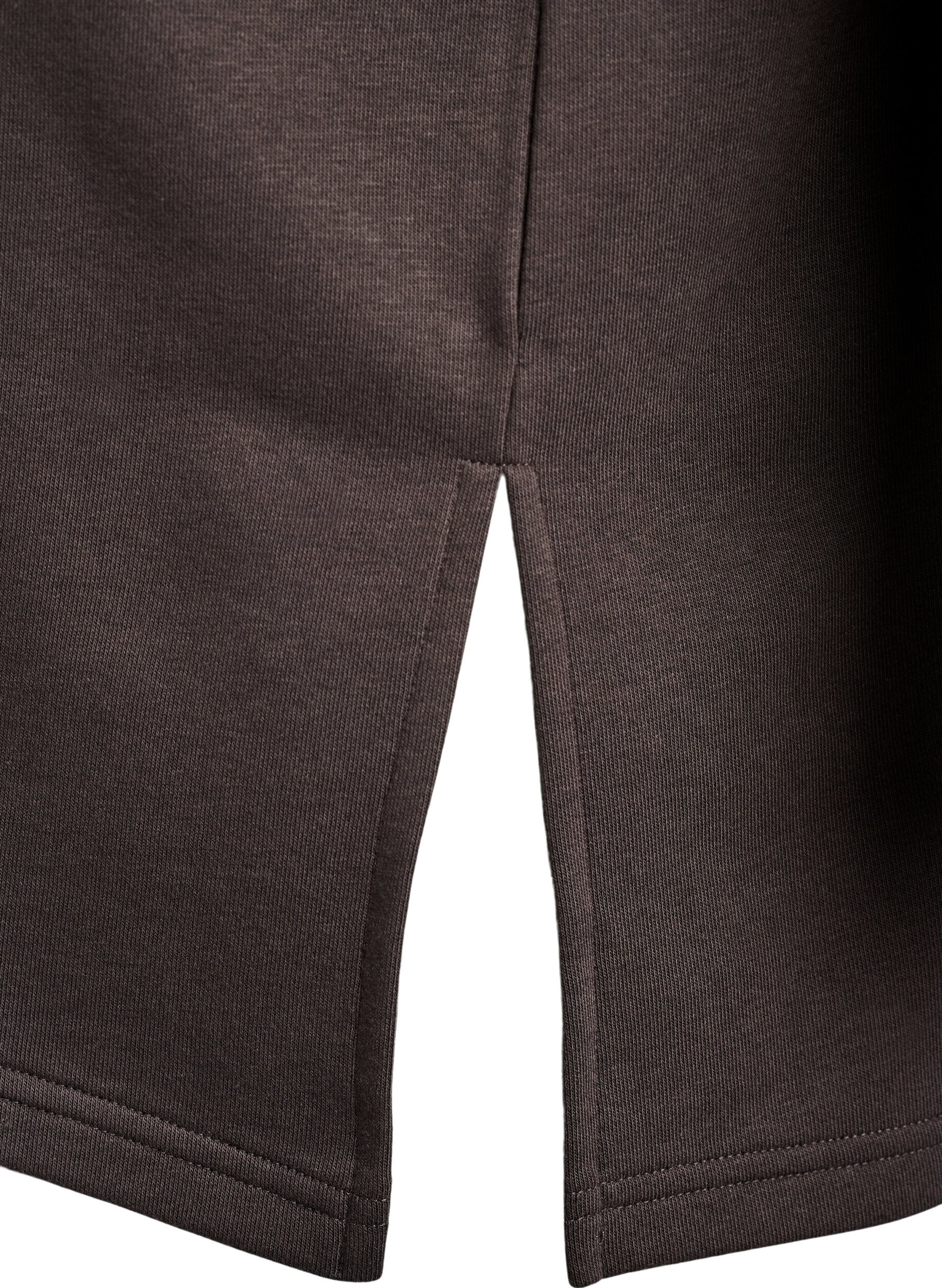 ZizziOversized T-Shirt aus Sweat, Braun, Packshot image number 3