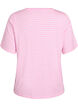 Gestreiftes T-Shirt aus TENCEL&trade; Lyocell, Pink, Packshot image number 1