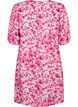 Geblümtes Kleid aus Viskose mit A-Linie, Pink Flower Rain, Packshot image number 1
