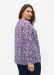 FLASH - Langärmelige Bluse mit Print, Strong Blue Flower, Model image number 1