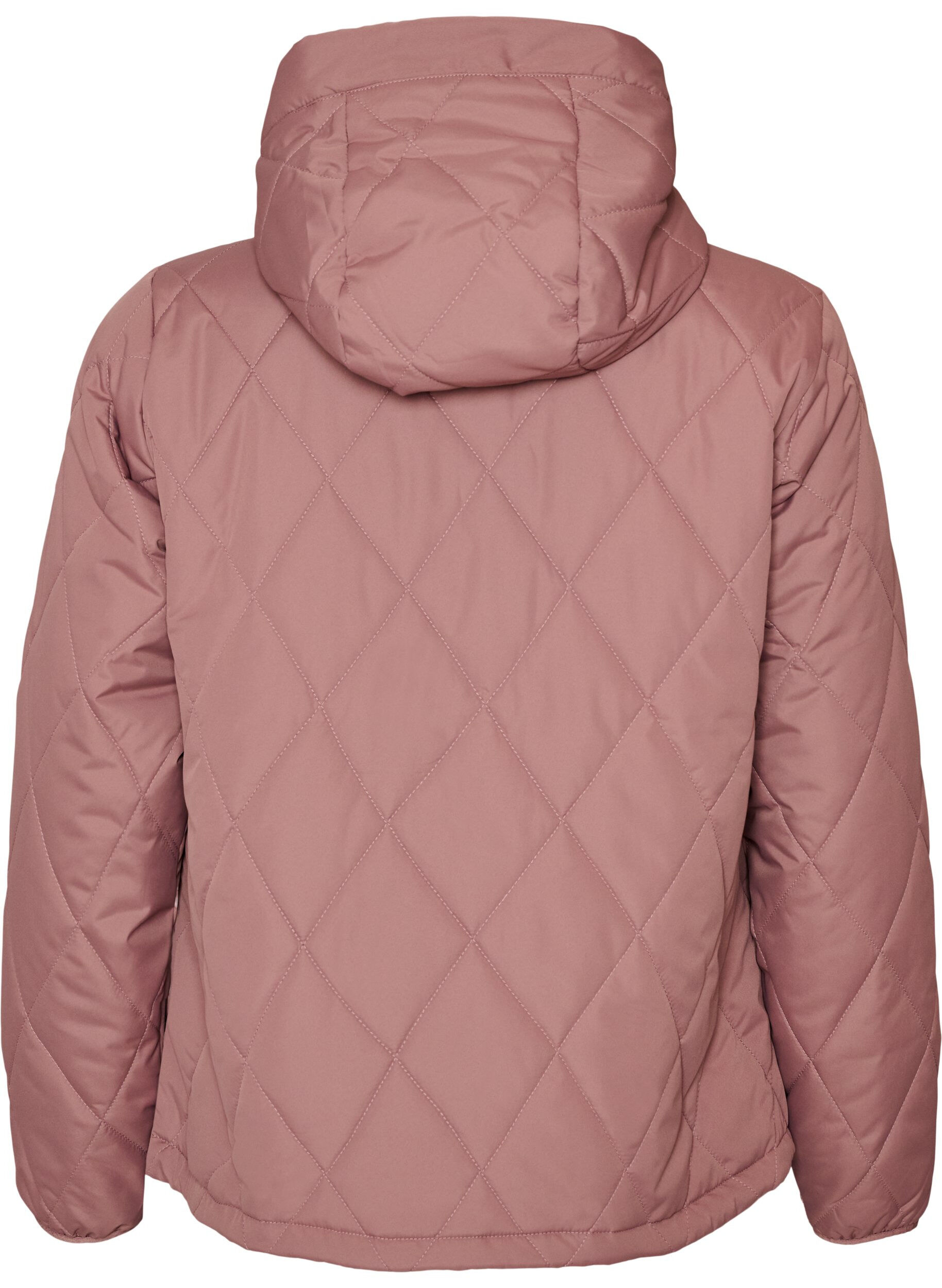 ZizziLeicht wattierte Jacke mit Rautensteppung, Rot, Packshot image number 1