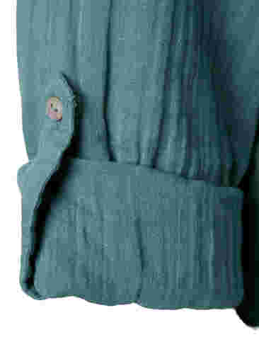 Tunika aus Baumwolle mit Anglais-Stickerei, Sea Pine, Packshot image number 3