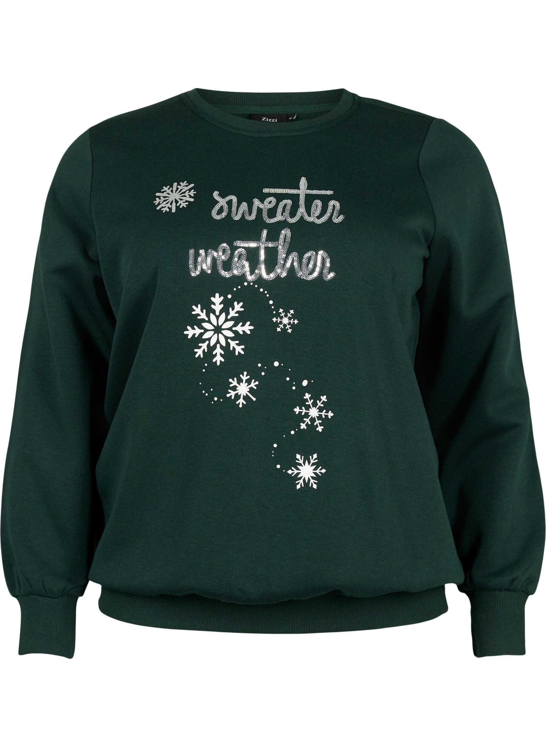 ZizziWeihnachts-Sweatshirt, Scarab SWEATER, Packshot image number 0
