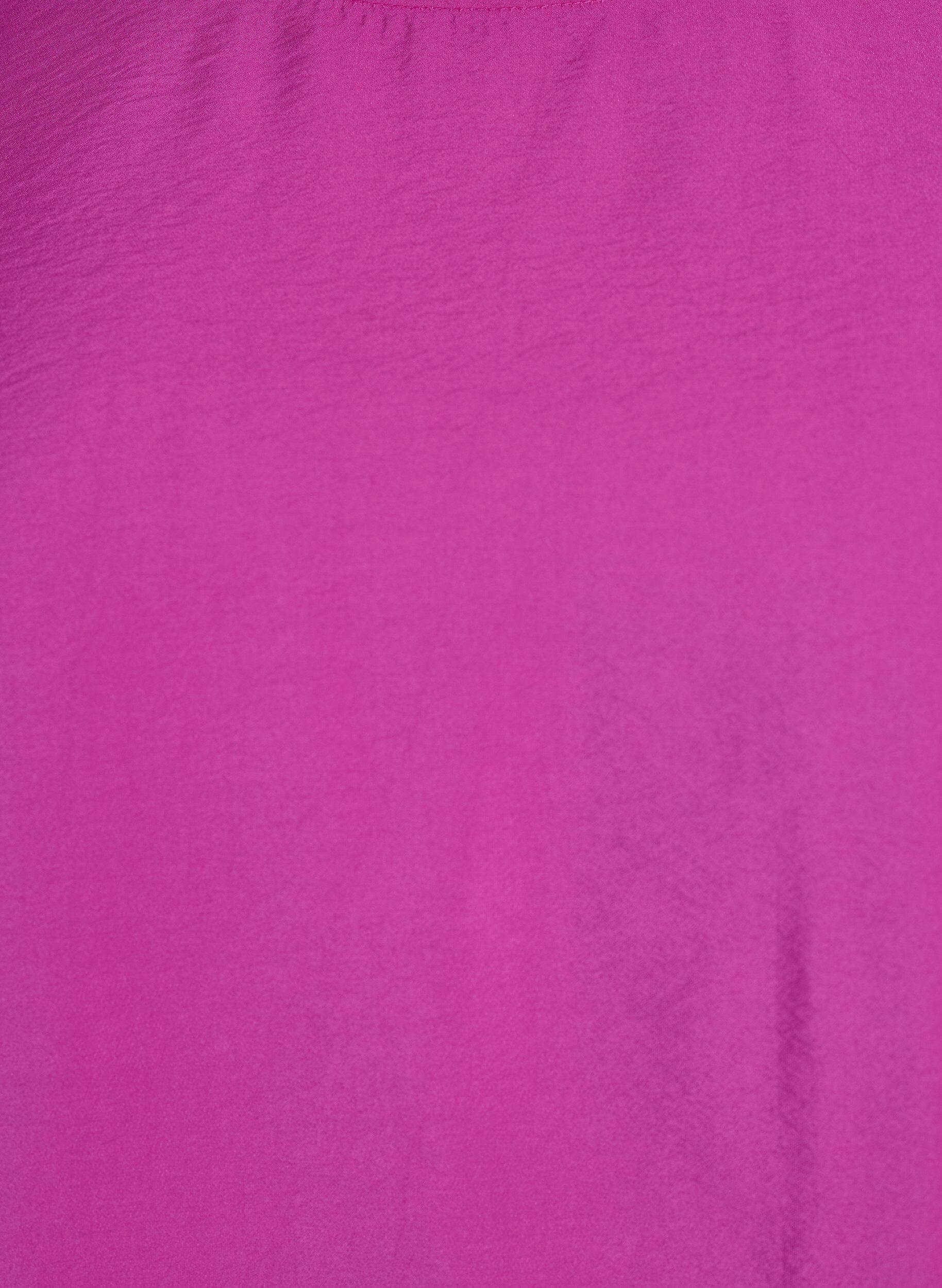 ZizziBluse mit kurzen &Auml;rmeln und elastischem Saum, Pink, Packshot image number 2
