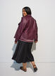 Midirock aus Satin, Schwarz, Model image number 2