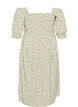 Gebl&uuml;mtes Sommerkleid aus Viskose, Wei&szlig;, Packshot image number 1