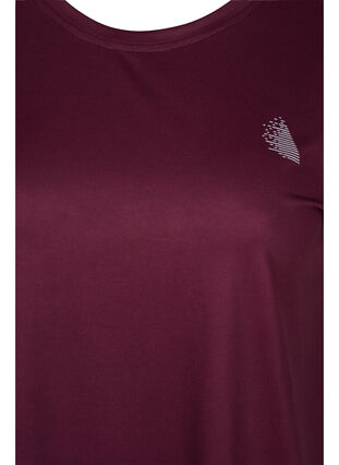 Einfarbiges Trainings-T-Shirt, Fig, Packshot image number 2