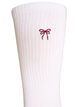 Socken aus Baumwolle mit Muster, Wei&szlig;, Packshot image number 2