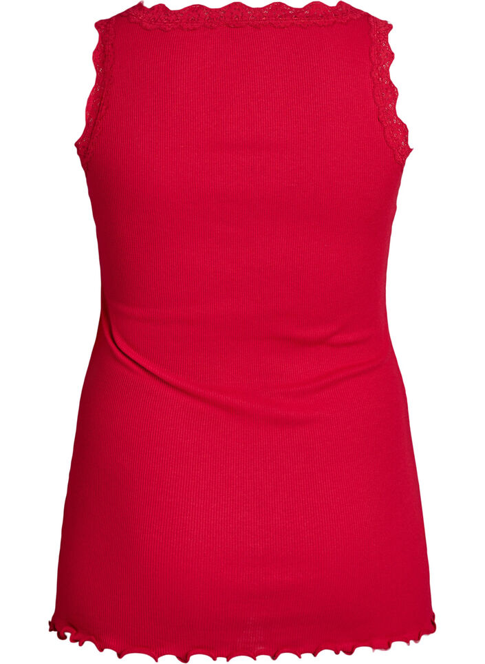 Spitzentop, Rot, Packshot image number 1