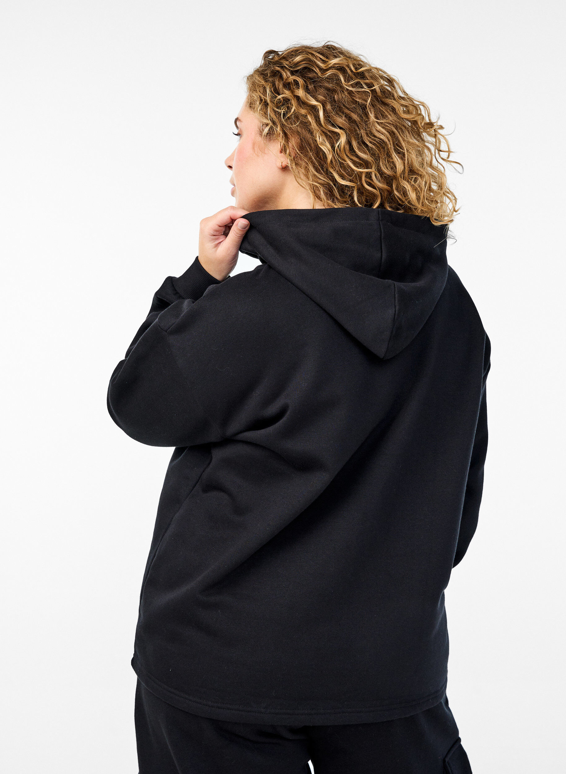 ZizziHoodie, Schwarz, Model image number 2