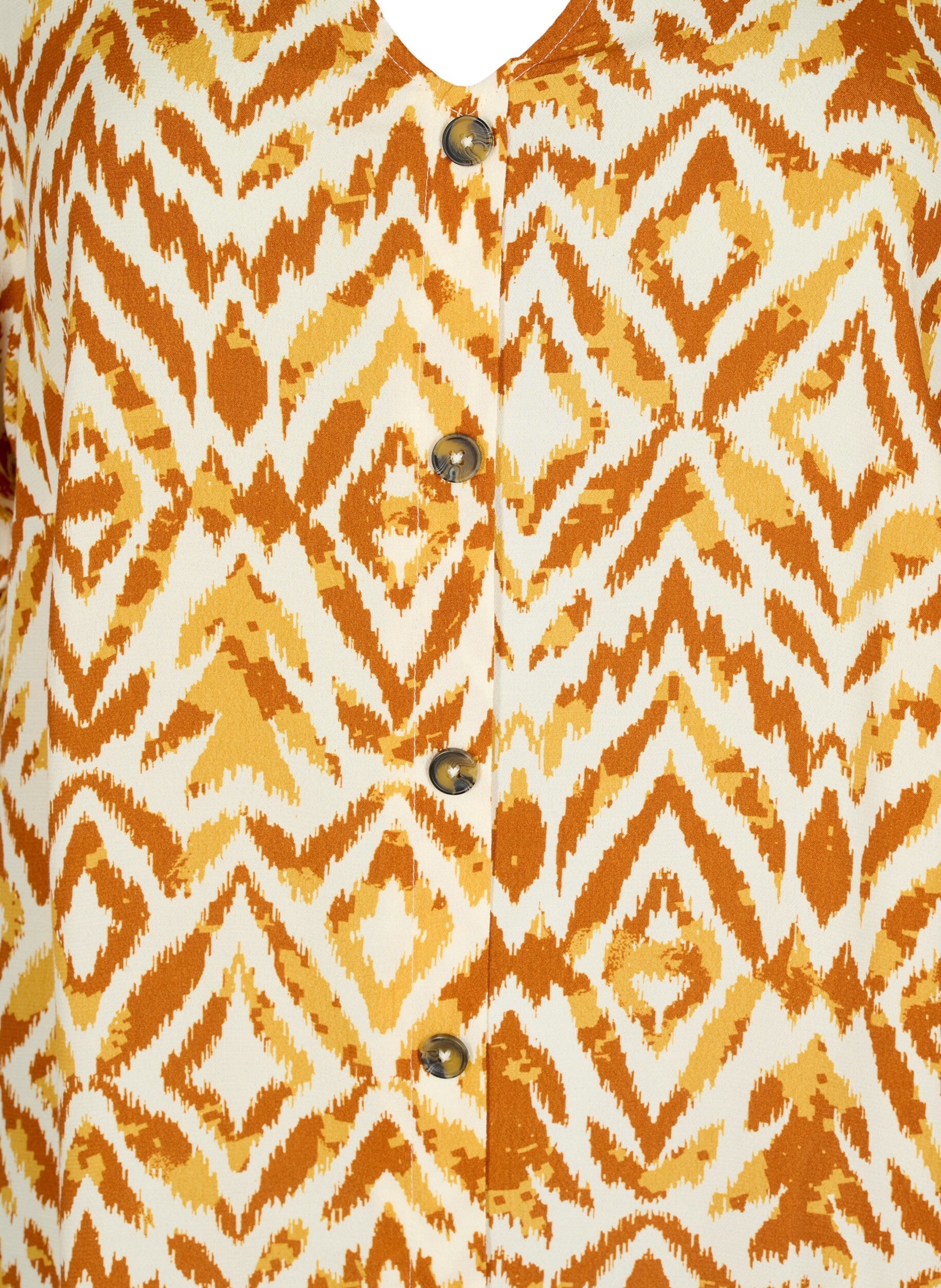 ZizziBluse aus Viskose mit Kn&ouml;pfen, Amber Green Tribe, Packshot image number 2