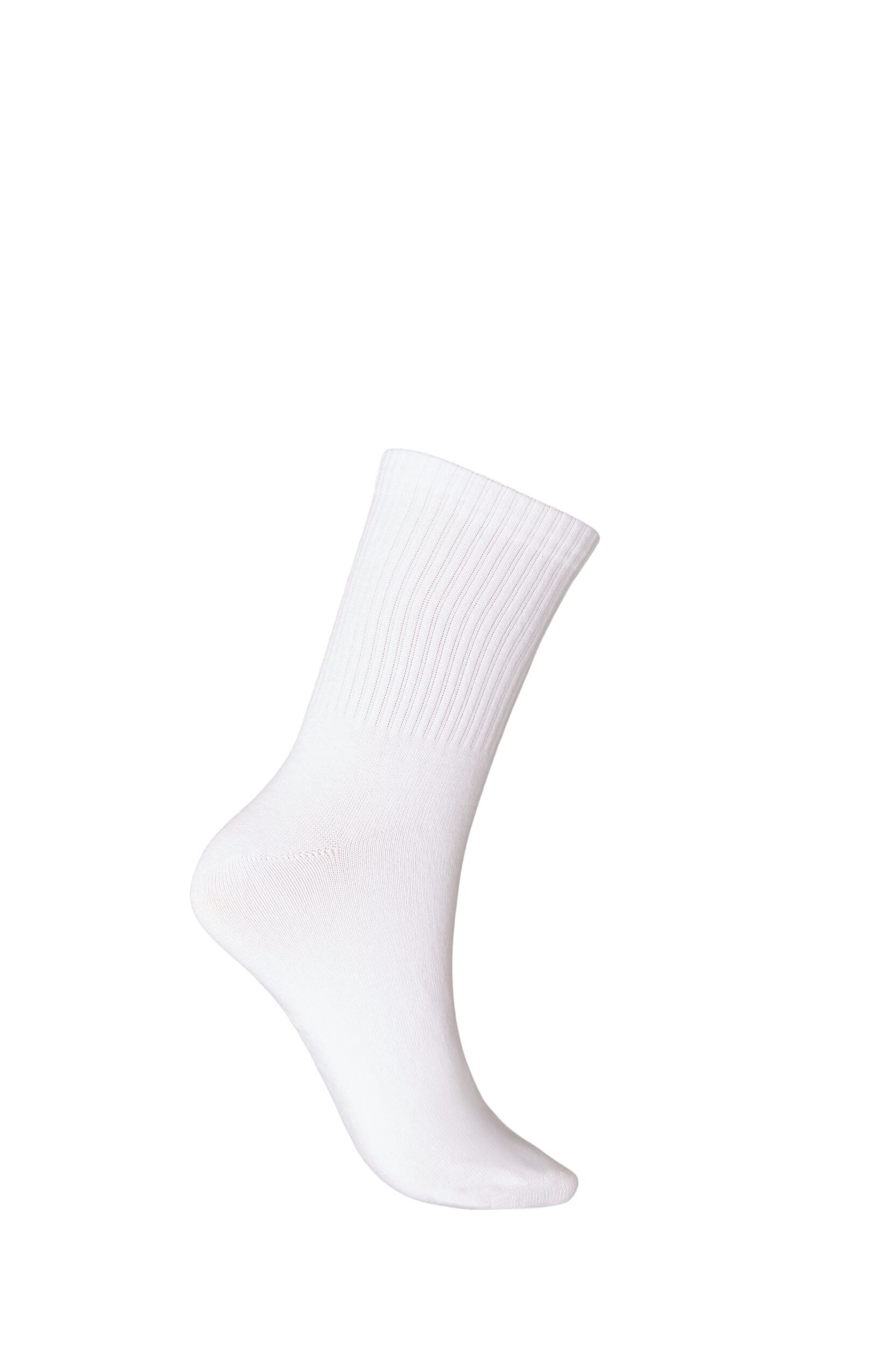ZizziSocken aus Baumwolle mit Muster, Wei&szlig;, Packshot image number 1