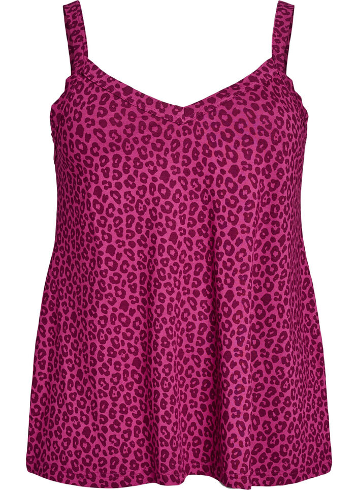 Nachthemd mit Trägern und V-Ausschnitt, Pink, Packshot image number 0