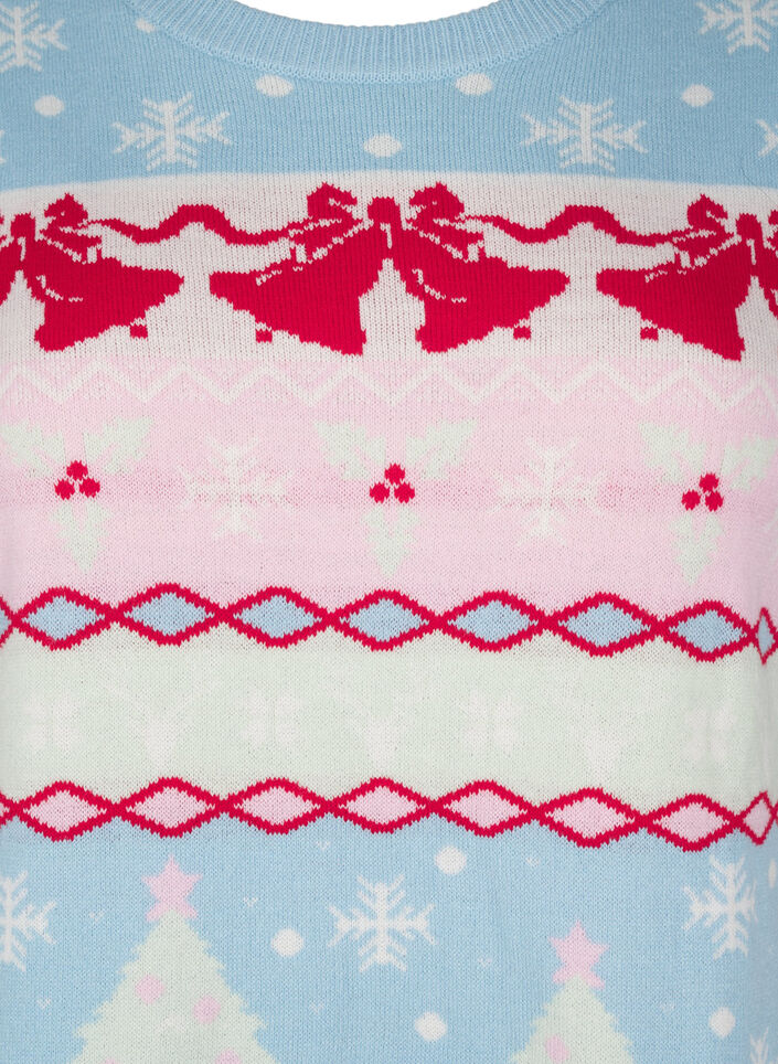 Gestricktes Weihnachtskleid, Cerulean Comb, Packshot image number 2