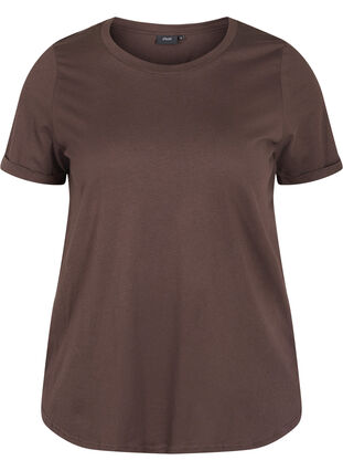 Basic-T-Shirt aus Baumwolle, Molé, Packshot image number 0