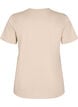 Basic-T-Shirt aus Baumwolle mit Rundhalsausschnitt, Beige, Packshot image number 1