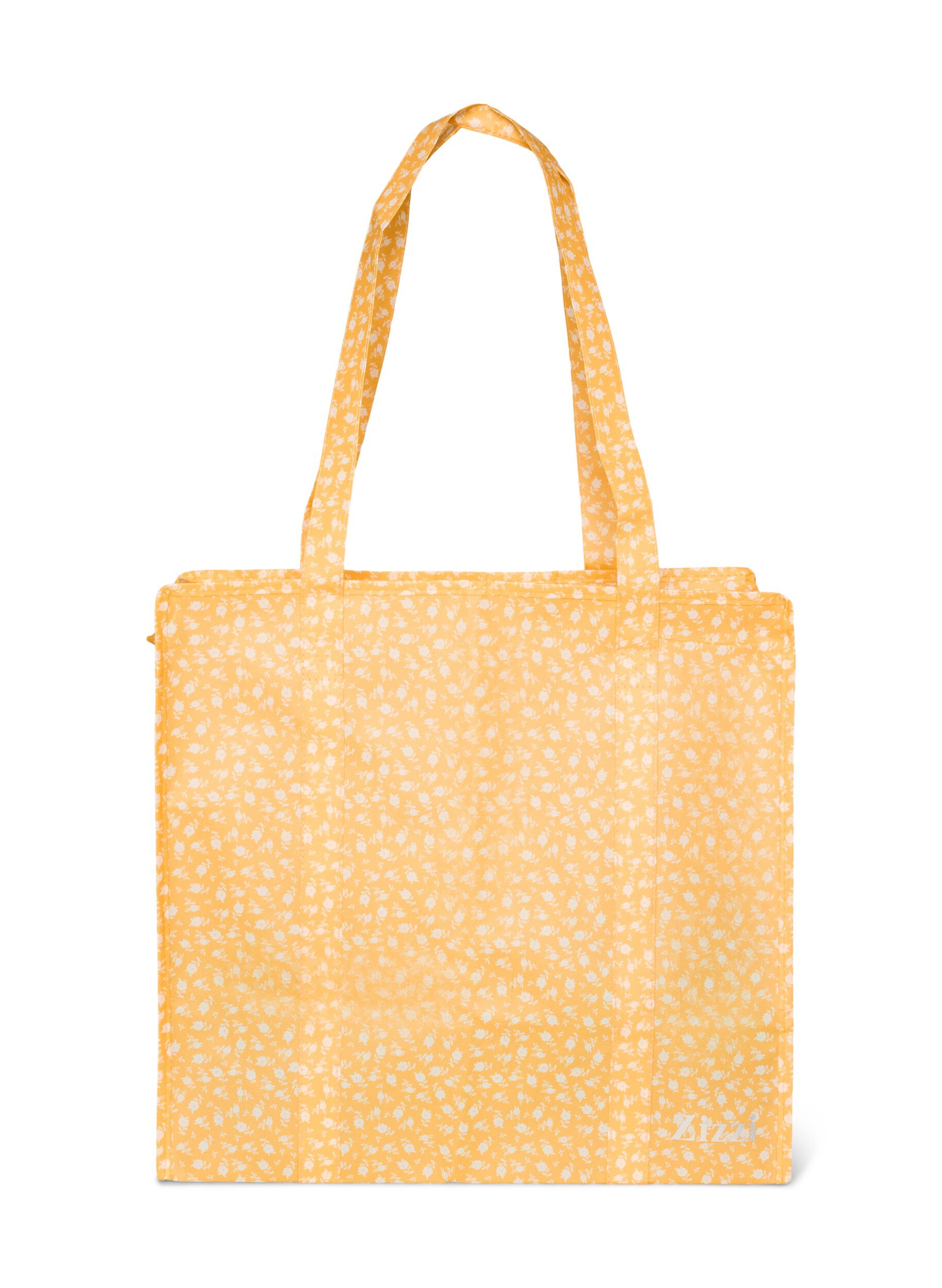 ZizziEinkaufstasche mit Rei&szlig;verschluss, Orange, Packshot image number 1