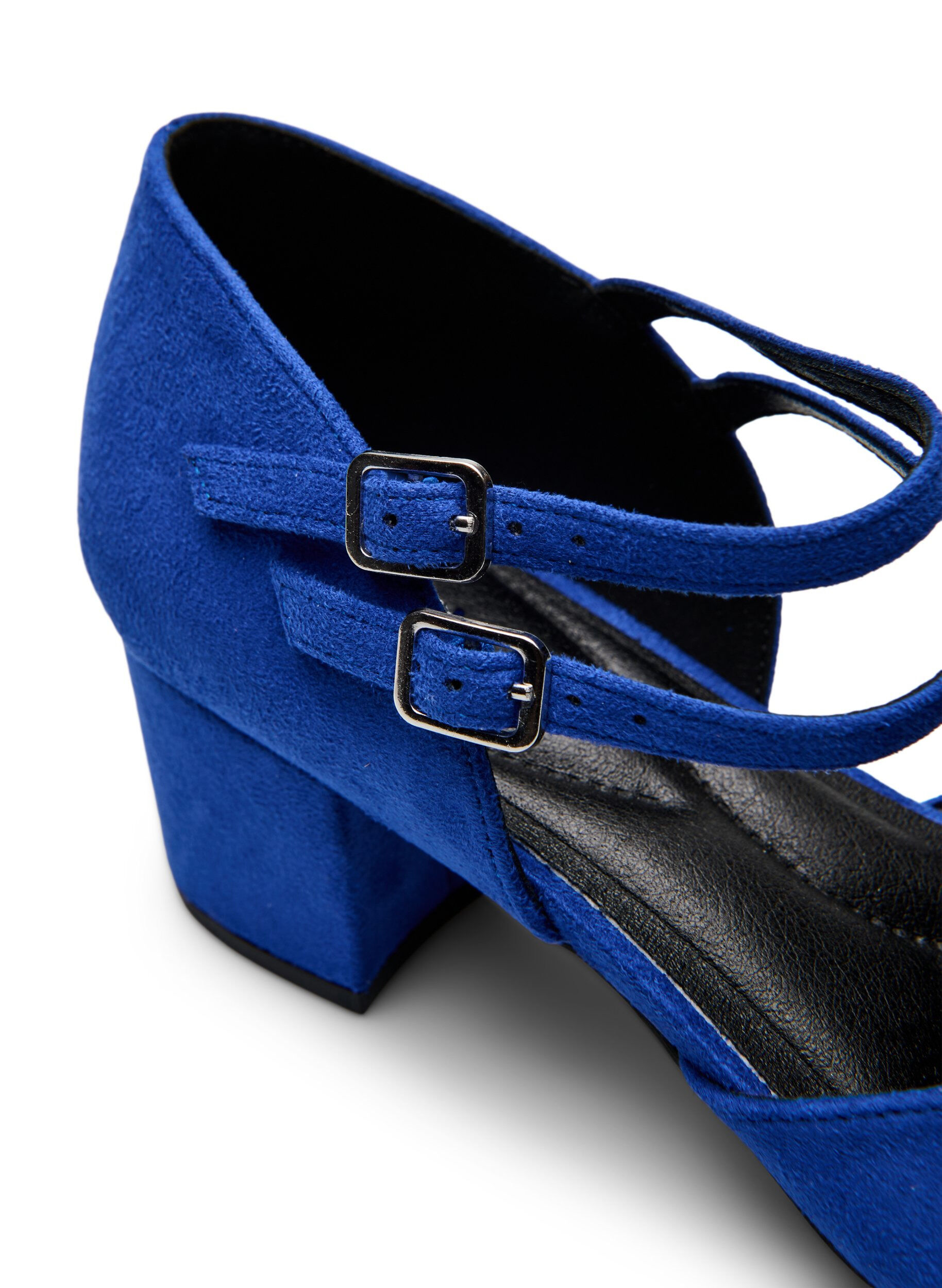 ZizziPumps mit doppelten Riemen, Blau, Packshot image number 3