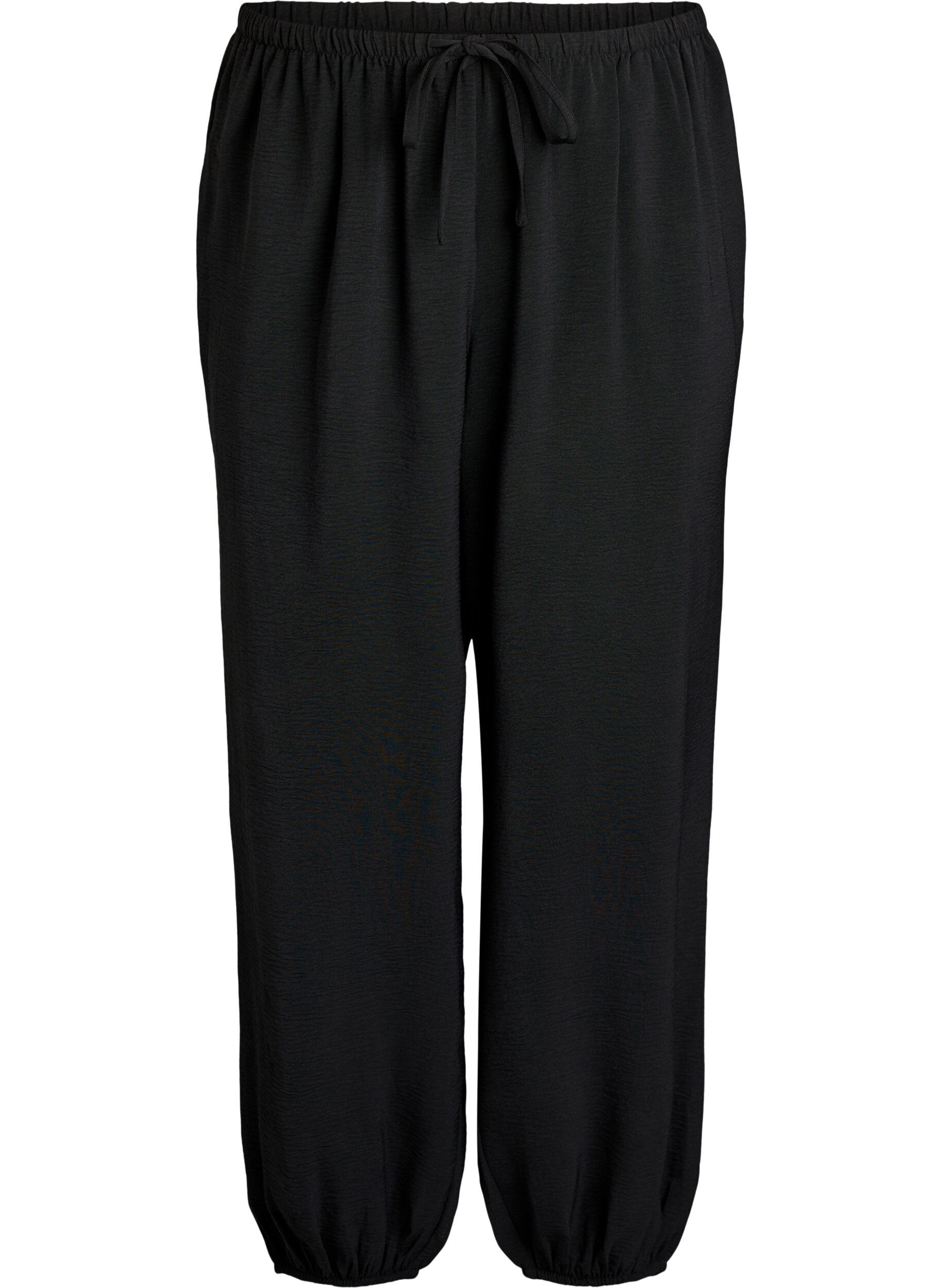 ZizziHoch taillierte Ballonhose, Schwarz, Packshot image number 0
