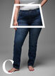 Slim fit Jeans mit normaler Taille, Dark Blue, Model image number 2