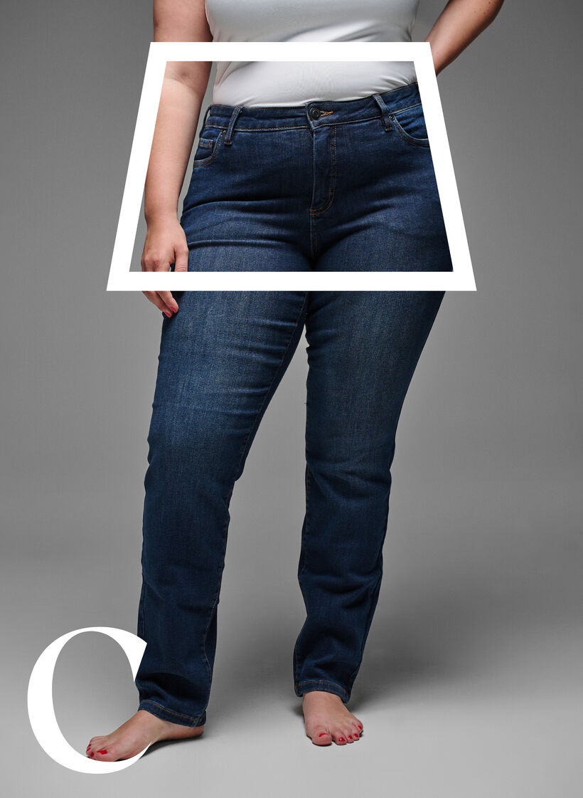 Slim fit Jeans mit normaler Taille, Dark Blue, Model image number 2