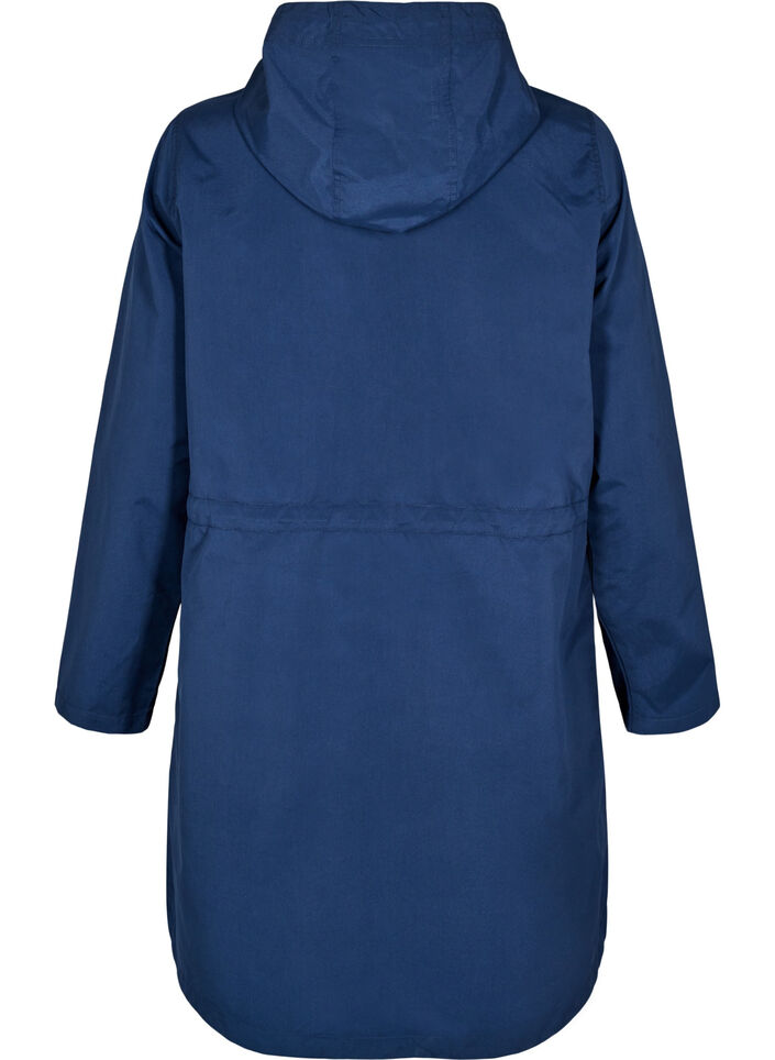 FLASH - Wasserabweisender Parka mit Kapuze, Blau, Packshot image number 1