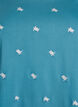 T-Shirt aus Bio-Baumwolle mit aufgestickten Motiven, Blau, Packshot image number 2