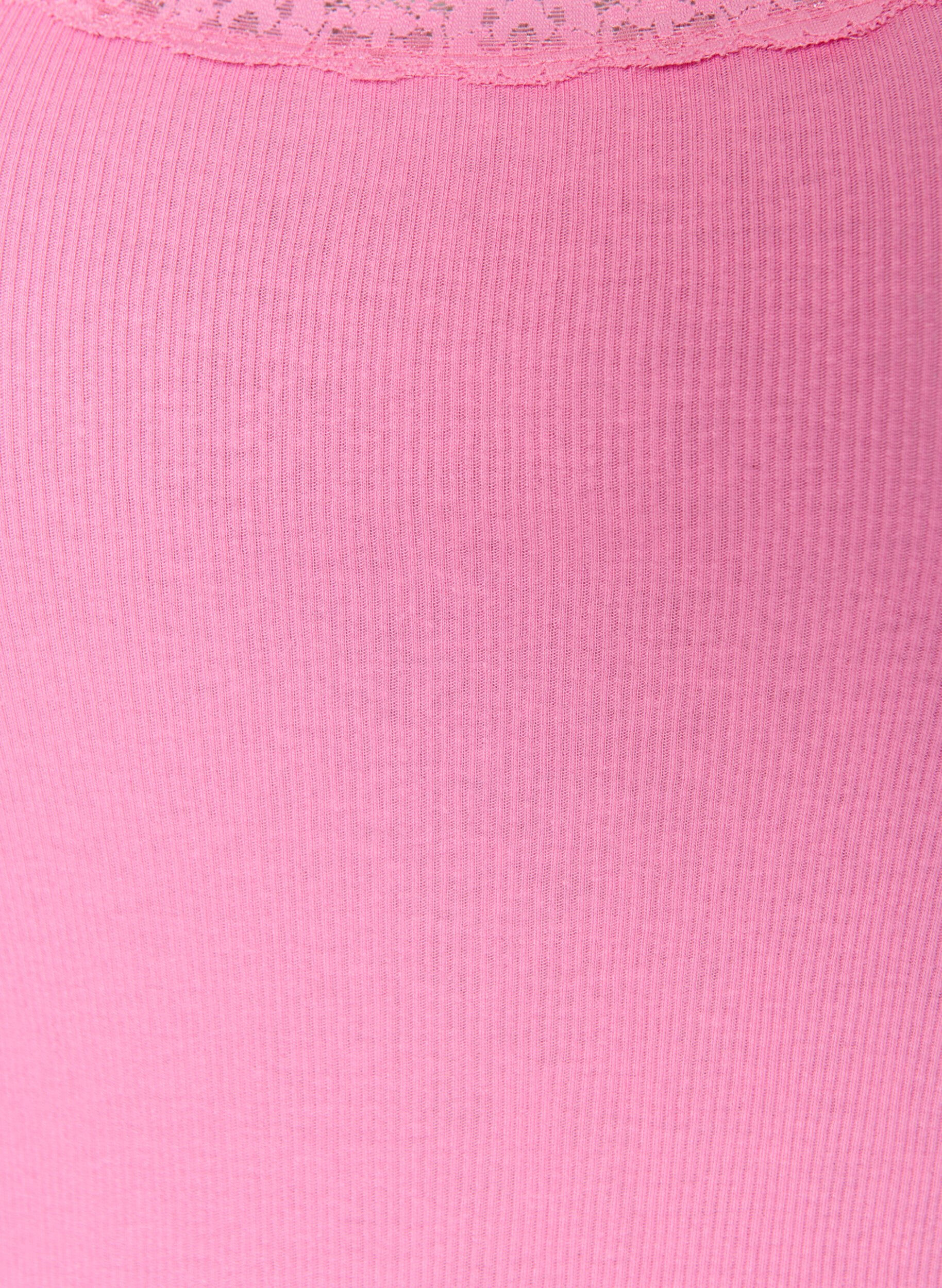 ZizziTop mit Spitzen, Pink, Packshot image number 2