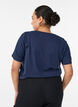 T-Shirt mit Print, Blau, Model image number 2