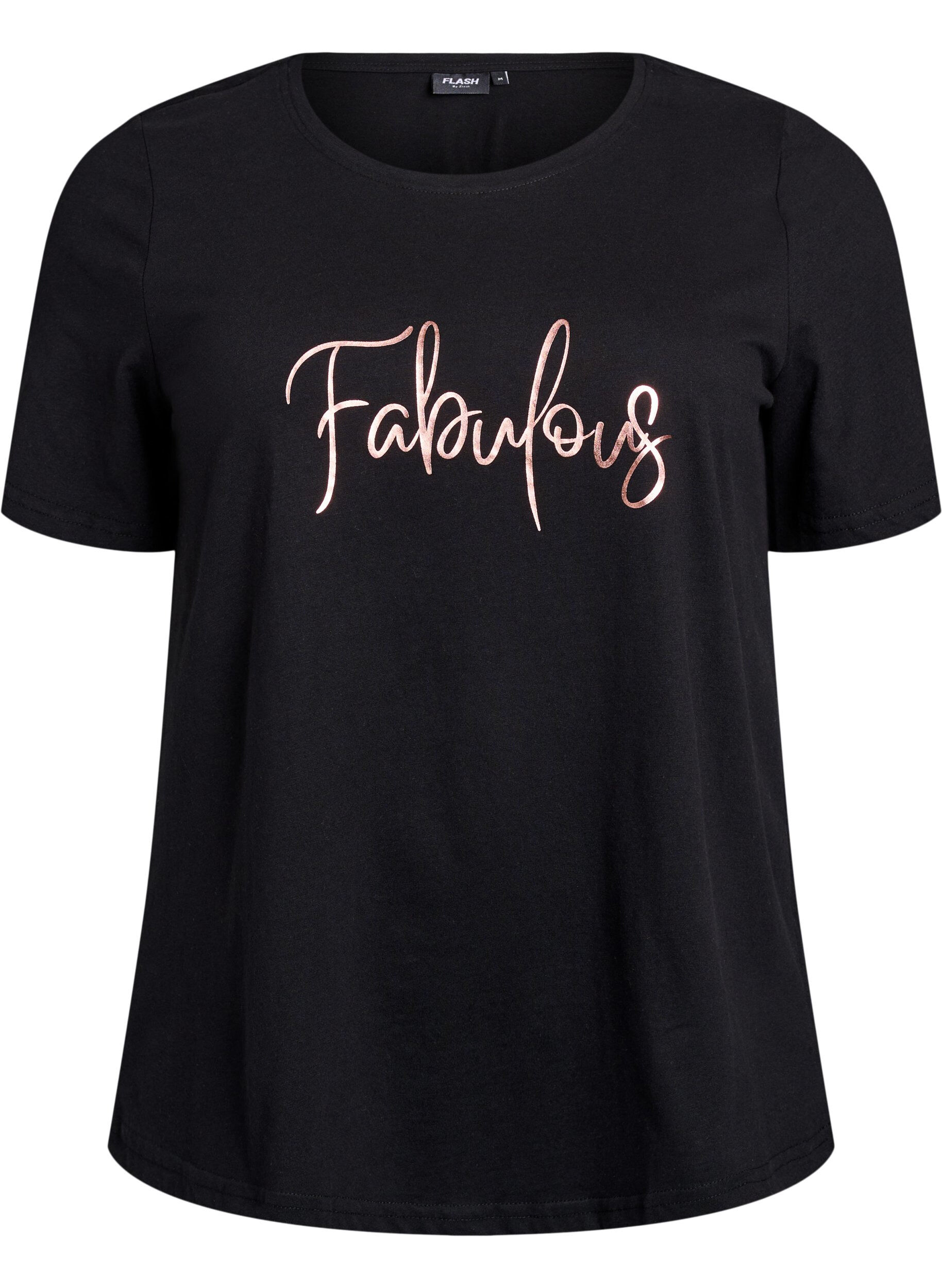 ZizziT-Shirt mit Print, Schwarz, Packshot image number 0