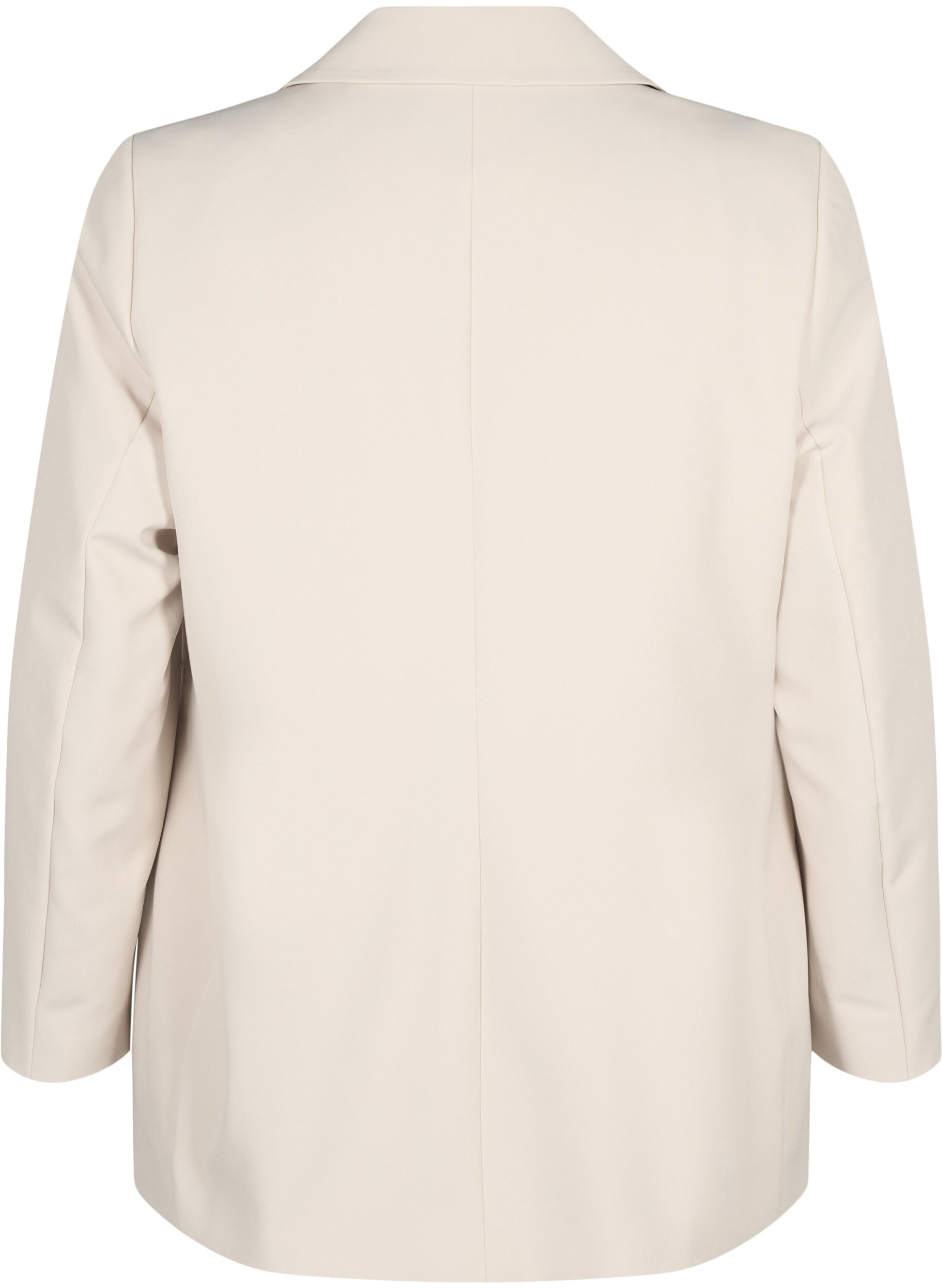 ZizziKlassischer Blazer mit Knopfverschluss, Pumice Stone, Packshot image number 1