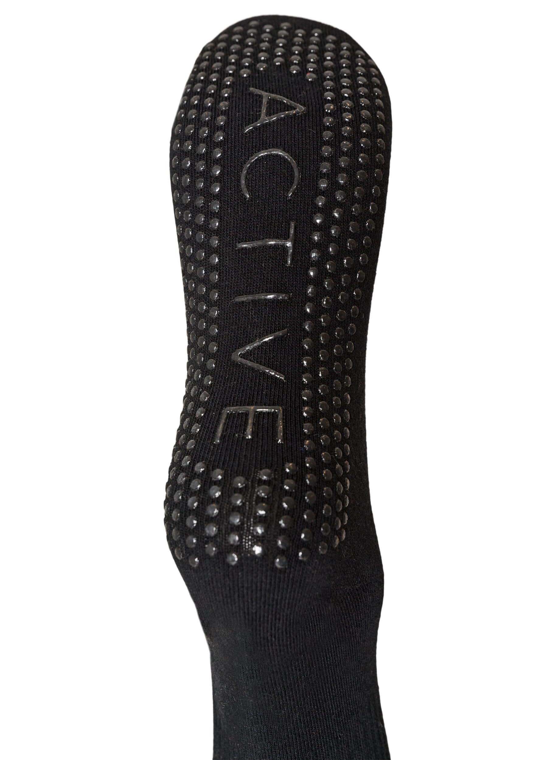 Zizzi2er-Pack Reformer-Socken mit rutschfesten Griffen, Schwarz, Packshot image number 2