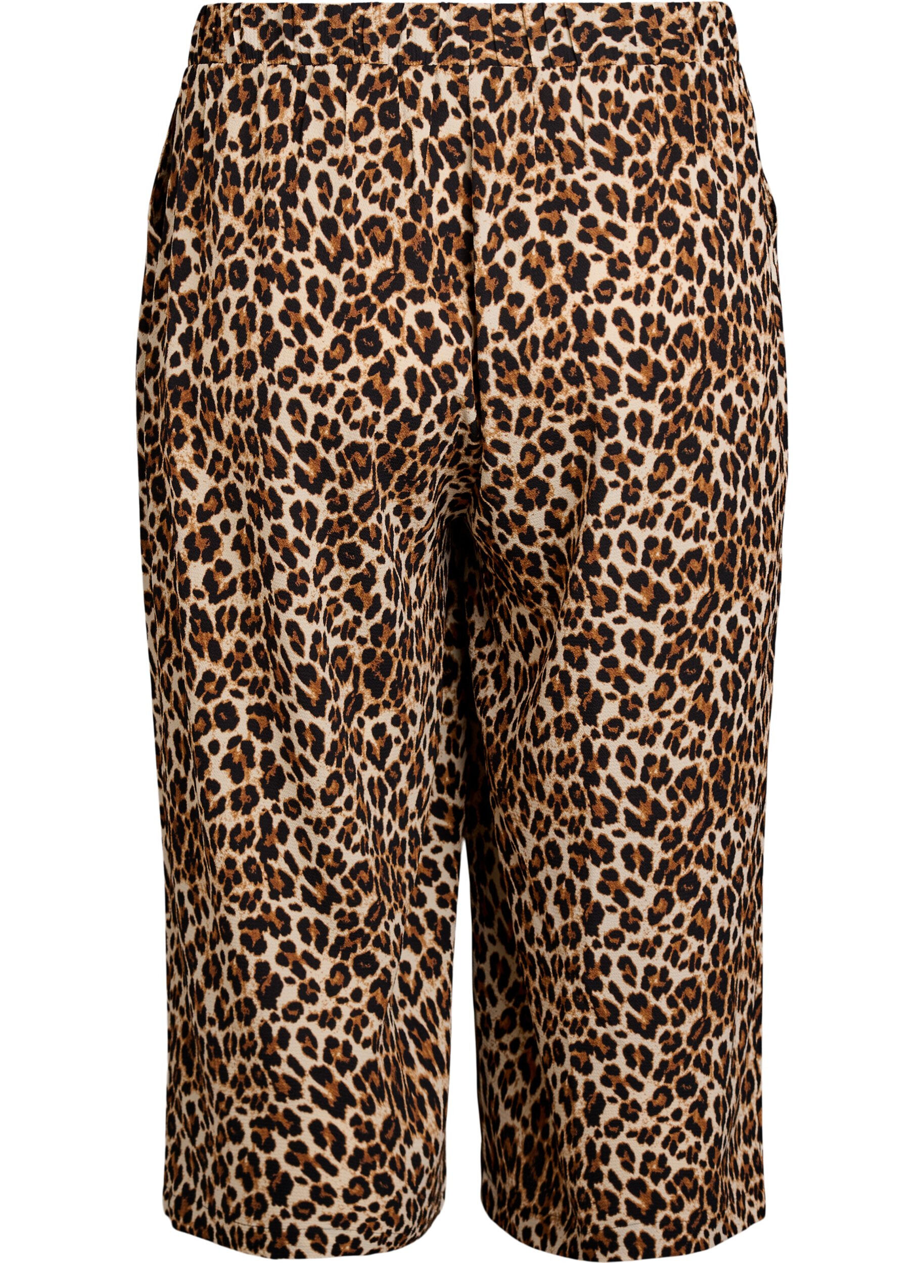 ZizziCulotte-Hose mit Print, Gr&uuml;n, Packshot image number 1