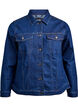 Denim-Jacke aus elastischer Baumwollmischung, Blau, Packshot image number 0