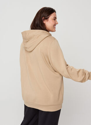 Sweatshirt mit Taschen und Kapuze, Cornstalk, Model image number 1