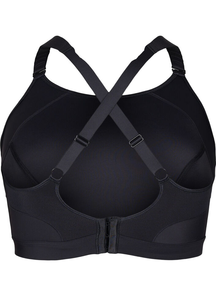 CORE, SUPER HIGH, SPORTS BRA - Sport-BH mit verstellbaren Schulterträgern, Black, Packshot image number 1