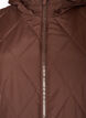 Leicht wattierte Jacke mit Rautensteppung, Braun, Packshot image number 2