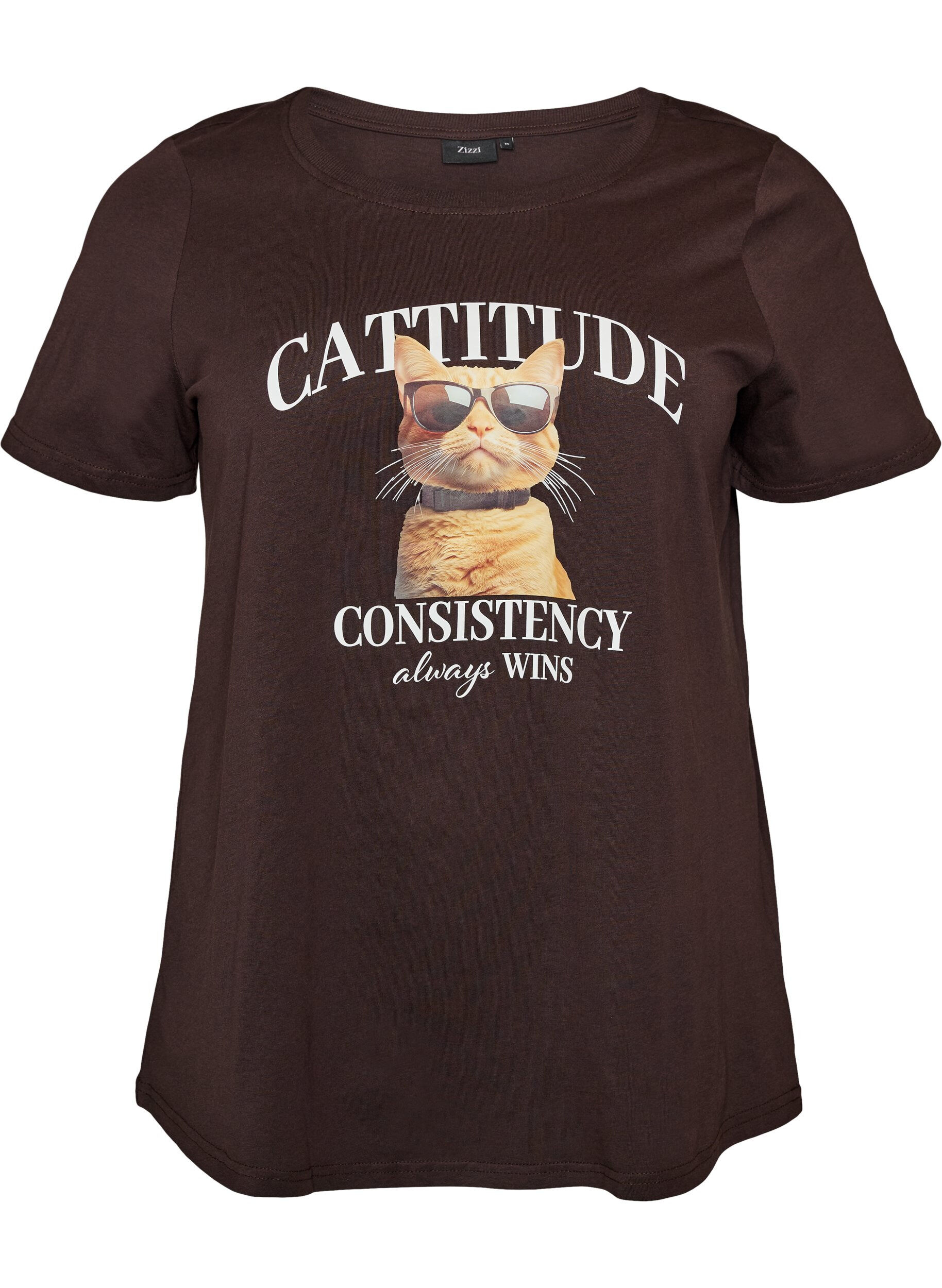 T-Shirt aus Baumwolle mit Frontprint