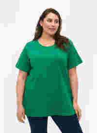 FLASH - T-Shirt mit Rundhalsausschnitt, Jolly Green, Model