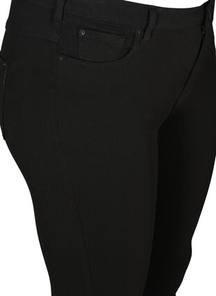 Schwarze Slim Fit Emily Jeans, Black, Packshot image number 2