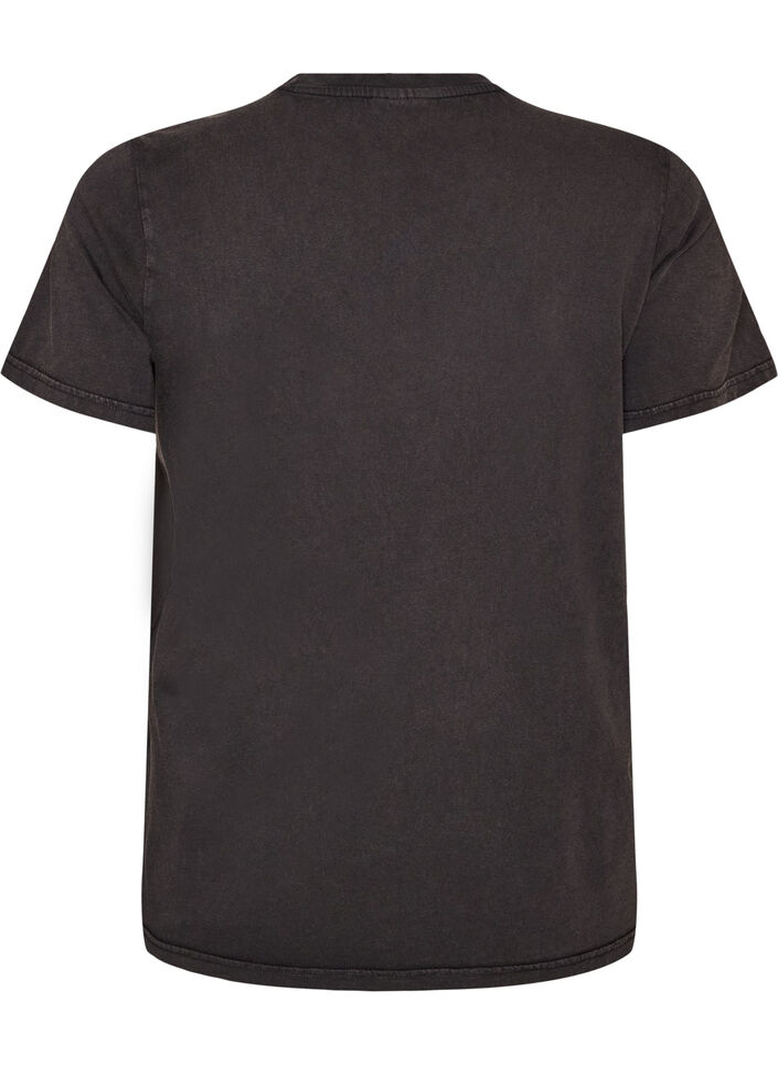 Grafik-T-Shirt aus Bio-Baumwolle, Beige, Packshot image number 1