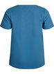 Einfarbiges Basic-T-Shirt aus Baumwolle, Grau, Packshot image number 1