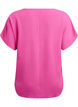 Bluse mit kurzen &Auml;rmeln und einem Rundhalsausschnitt, Rot, Packshot image number 1