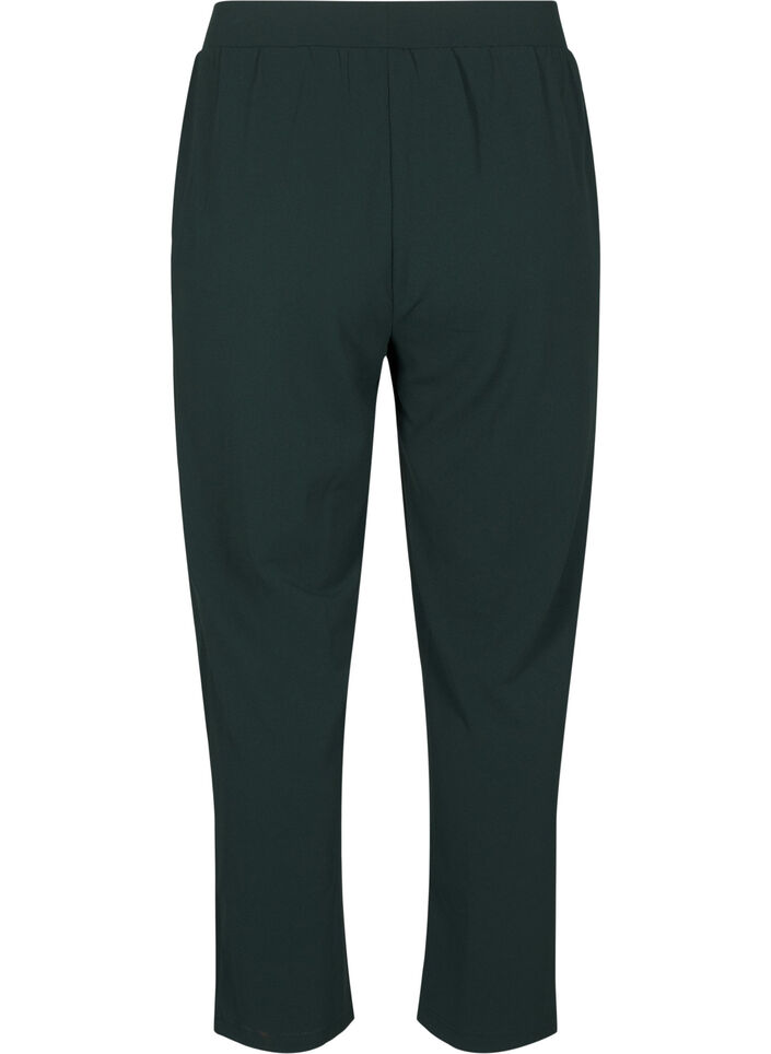 Hose mit gerader Passform, Gr&uuml;n, Packshot image number 1