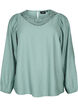 Bluse aus Viskose mit H&auml;keldetails, Chinois Green, Packshot image number 0