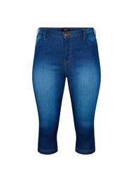 Hoch taillierte Amy Capri Jeans mit Super Slim Fit, Blue denim, Packshot