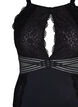 Bodystocking mit Spitze und Aussparungen, Black, Packshot image number 2