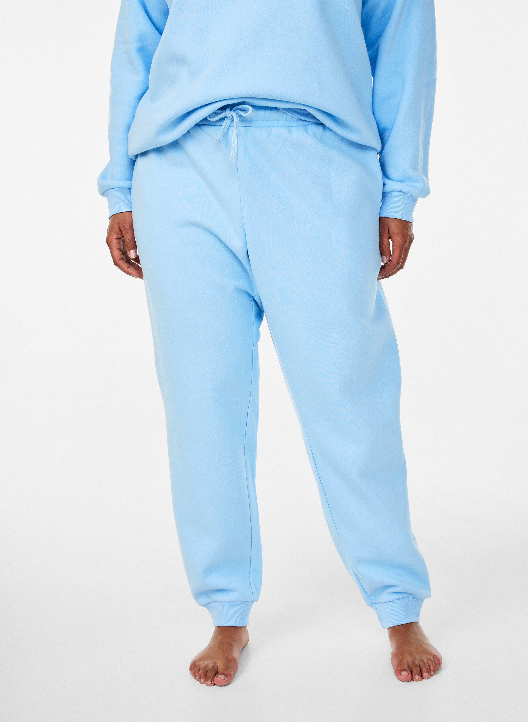 ZizziHochtaillierte Jogginghose, Blau, Model image number 2