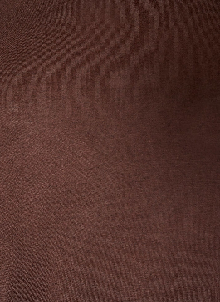 Lockeres T-Shirt aus Viskose-Jersey, Braun, Packshot image number 2