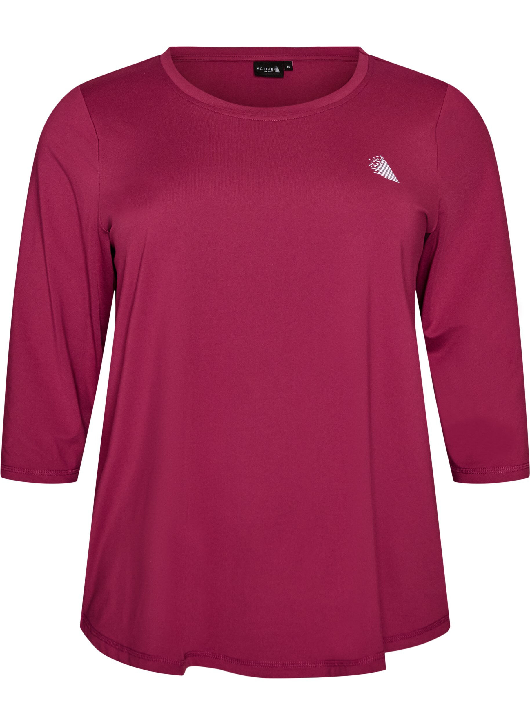 ZizziTrainingsshirt mit 3/4-&Auml;rmeln, Pink, Packshot image number 0